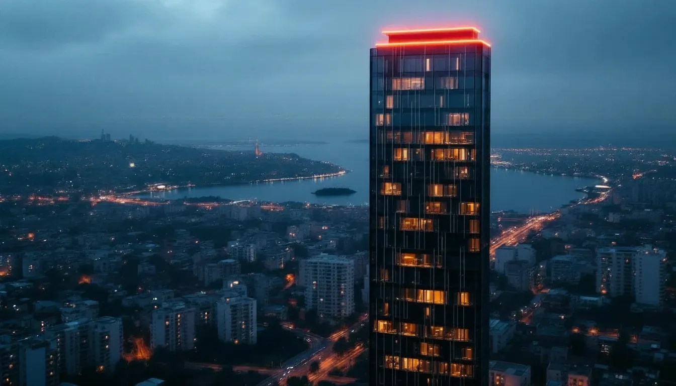 Kale Kule şantiyesi havadan
