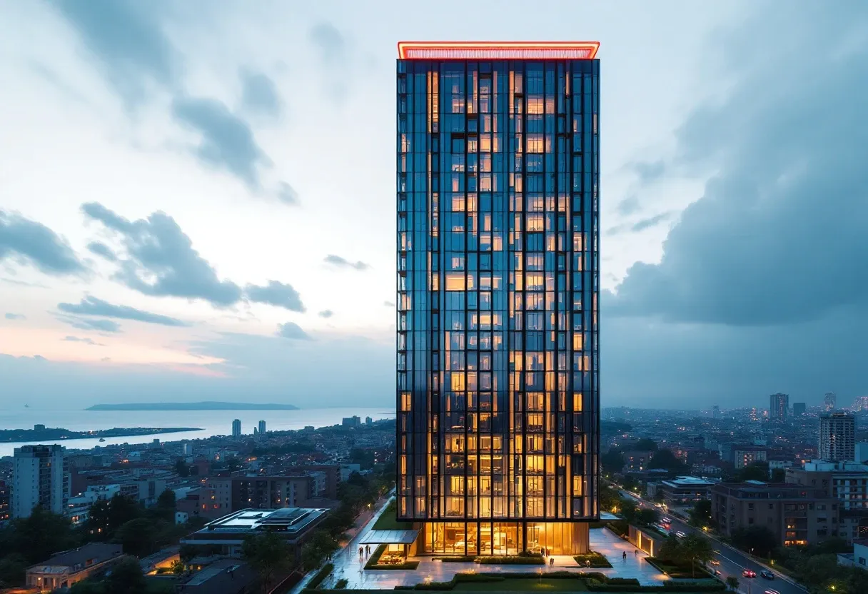 Kale Kule, giriş görünümü